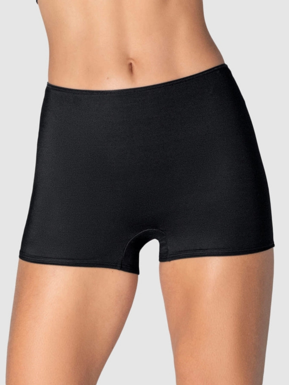 Leonisa HIGH WAISTED TUMMY CONTROL SHAPEWEAR SHORTS Black Tan XL - Picture 4 of 14